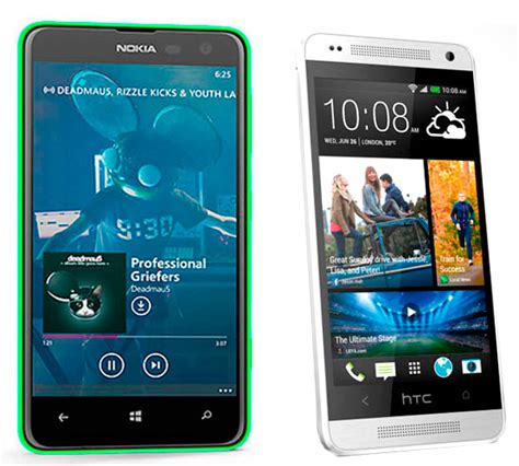 Nokia Lumia 625 vs HTC ChaCha Karşılaştırma